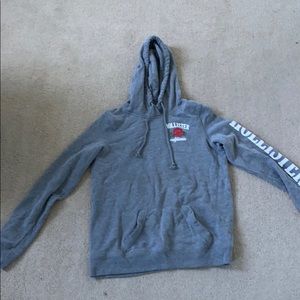 small grey Hollister hoodie